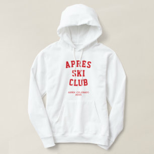 Après ski Klubb Winter Ski resa Matching Group Ski Hoodie