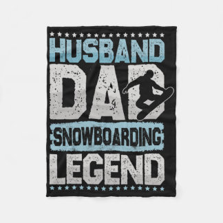 Aprés-ski Make Pappa Snowboarding Legend Snowboar Fleecefilt