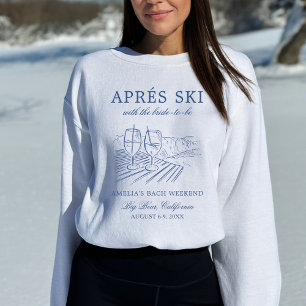 Après Ski med briden att vara Bach Helg T Shirt