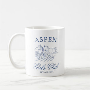Après Ski med bruden att vara Bach-helg Kaffemugg