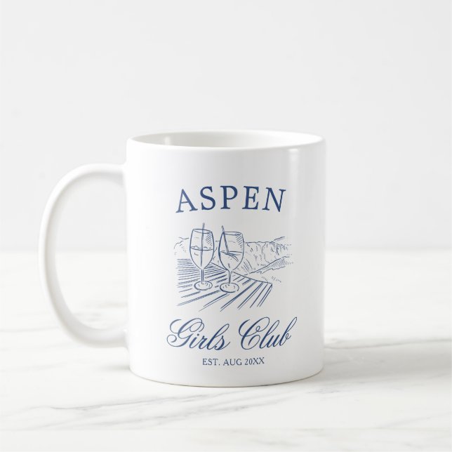Après Ski Med Bruden Att Vara Bach Helg Kaffemugg (Vänster)