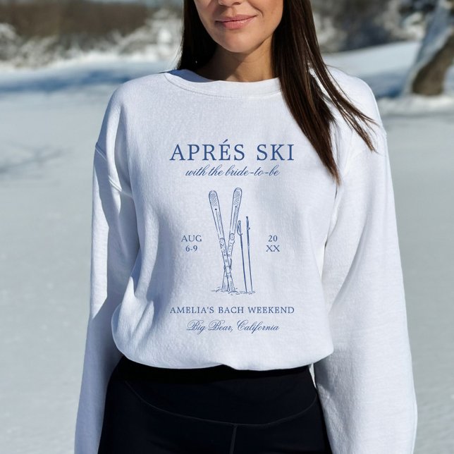 Après Ski Med Bruden Att Vara Bach Helg T Shirt (Skapare uppladdad)