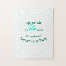 Après-ski möhippa turkos hatt namn där pussel