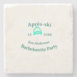 Après-ski möhippa turkos hatt namn där stenunderlägg