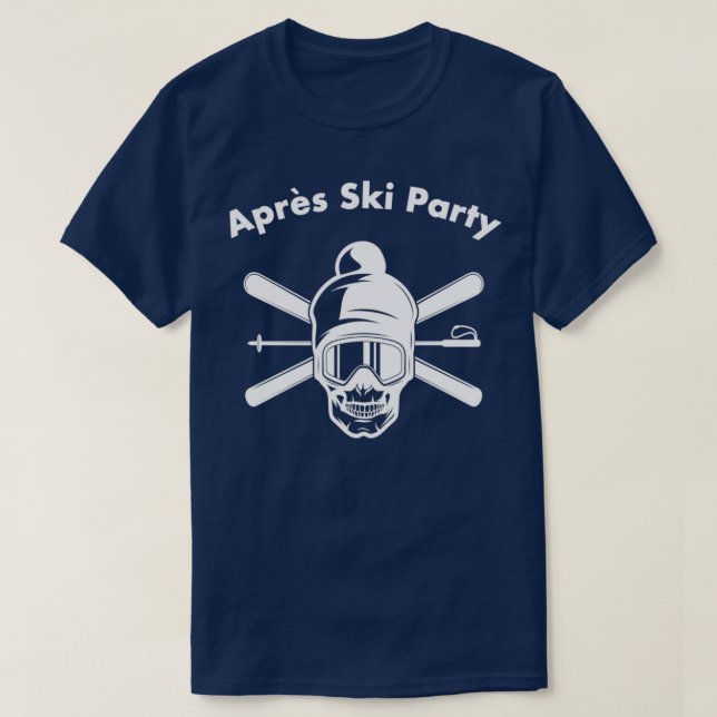 Apres Ski Party Ischgl 2020 Skidskalle T Shirt (Design framsida)