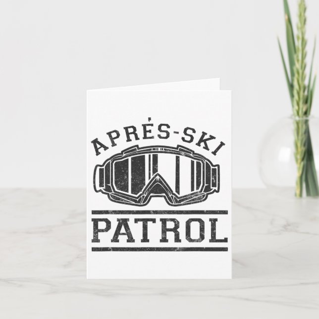 Apres Ski Patrol Kort (Framsida)
