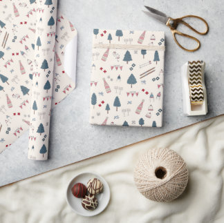 Apres Ski Presentpapper Vinterpresent Till Henne F
