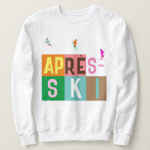 Après-ski Retro Skiers Färg Block