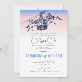 Après Ski Sloppy Slopes Winter Joint Bach Helg Inbjudningar