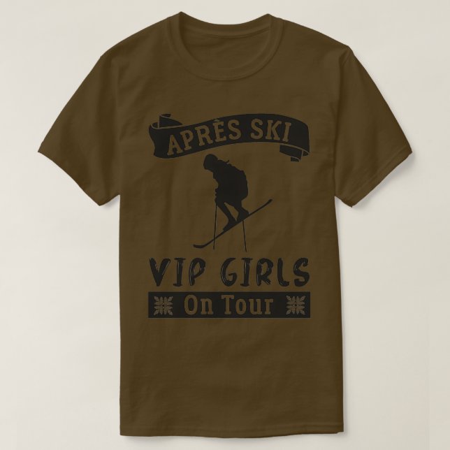 Apres Ski VIP T Shirt (Design framsida)