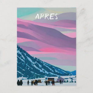 Apres ski vykort