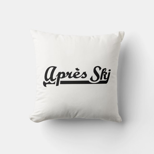Apres skidar kudde (Framsida)