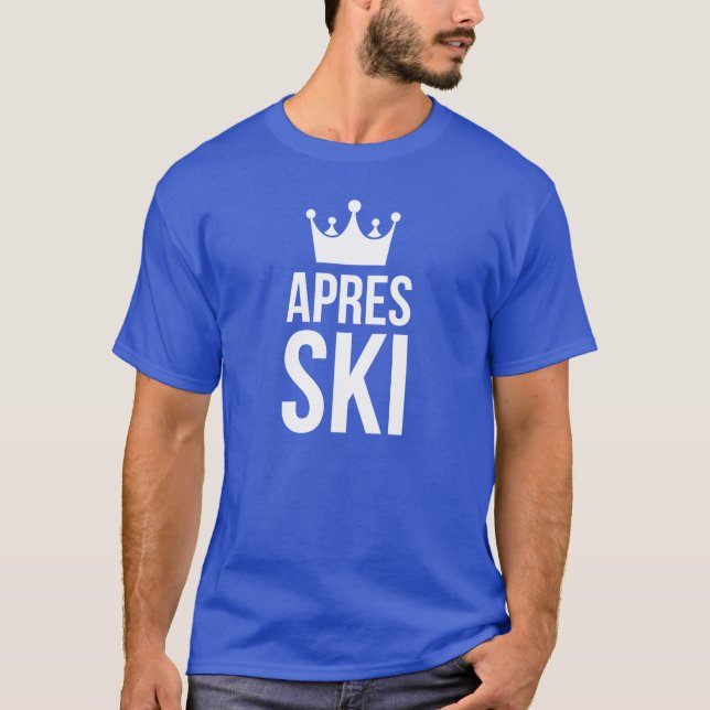 Apres skidar kung tee shirt (Framsida)