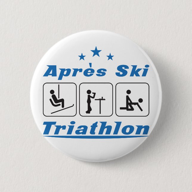 Apres skidar Triathlon Knapp (Framsida)