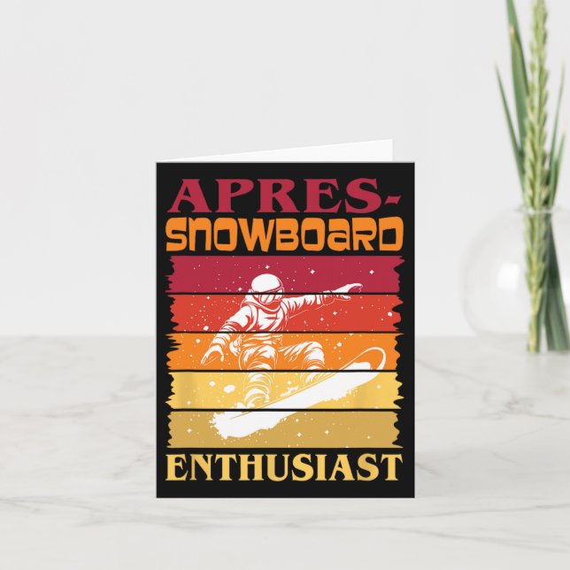 Apres-snowboard Enthusiast Kort (Framsida)