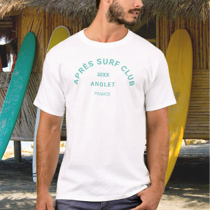 Après Surfa Klubb Turkvoise Surfers Social Vapensk T Shirt