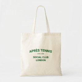Après Tennis Club Player Team Gröna Vita Flickor Tygkasse