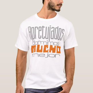 Apretujados dormimos mucho mejor gris&naranja tröja