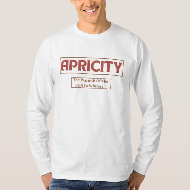 APRICITY: SOL vid vintrar T Shirt (Framsida)