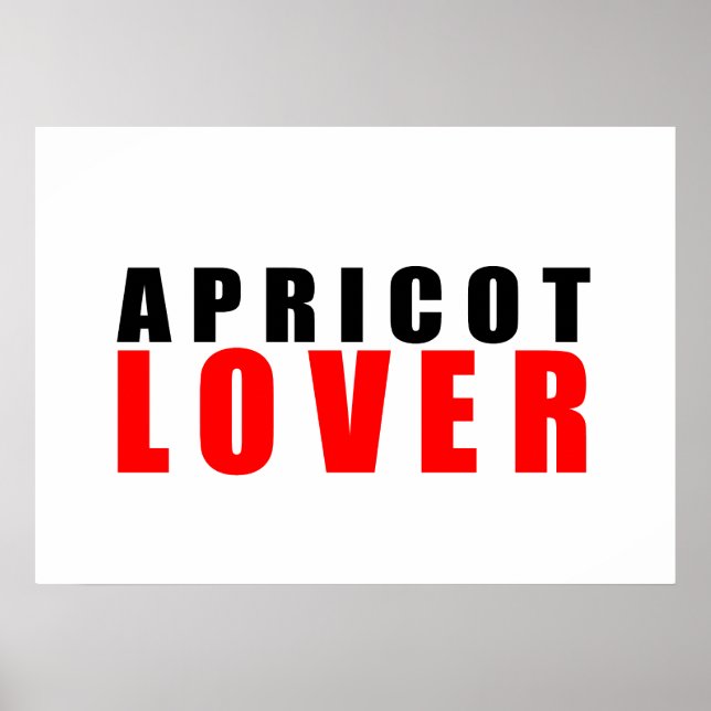 Apricot älskare poster (Framsidan)
