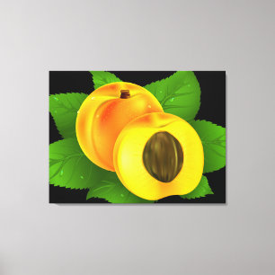 Apricot Canvastryck