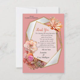 Apricot Crush Färg 2024 med Succulents OSA Kort