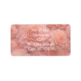 Apricot Crush Succulent Färg för 2024 Adressetikett