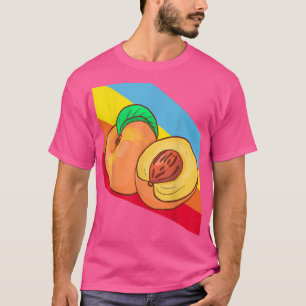 Apricot Fruit Food Vegan Vegetarian T Shirt