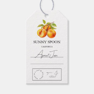 Apricot hängMärkre Presentetikett