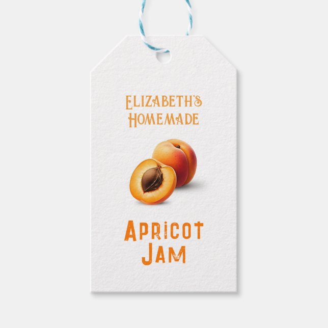 Apricot Jam Presentetikett (Framsidan)