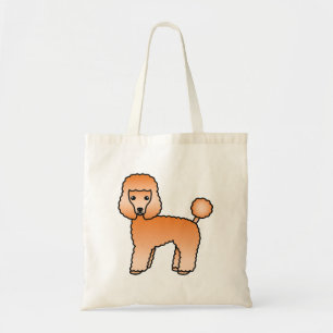 Apricot Leksak Pudel Cute Tecknad hund Tygkasse
