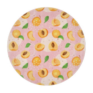 Apricot, löv, sömlös vintage struktur.