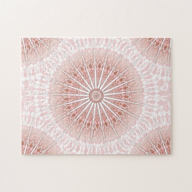 Apricot Mandala Pussel (Horisontell)