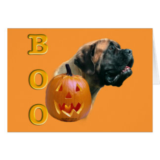 Apricot Mastiff Boo Card Hälsningskort