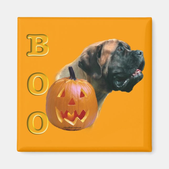 Apricot Mastiff Boo Magnet (Framsidan)