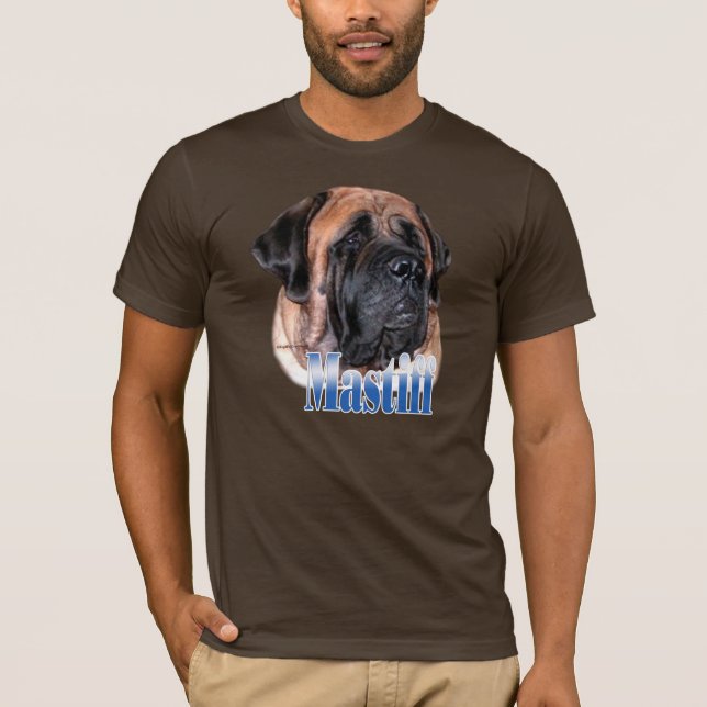 Apricot Mastiff Namn T-Shirt (Framsida)