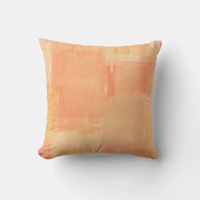 Apricot Paint Test Utomhus Kudd 16x16 Utomhuskudde (Framsida)