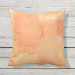 Apricot Paint Test Utomhus Kudd 16x16 Utomhuskudde