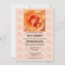 Apricot Peach Ro Flower Blommar Bröllop