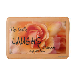 Apricot Peach Ro Flower Close Photo Badrumsmatta