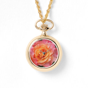 Apricot Rosa ros Armbandsur