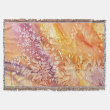 APRICOT SORBET Abstrakt Vattenfärg