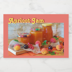 Apricot Sylt Burk etikett