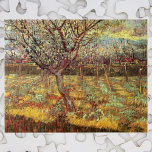 Apricot Träd i Blommar av Vincent van Gogh Pussel<br><div class="desc">Apricot Träd i Blommar av Vincent van Gogh är en vintage bra konst post impressionism landskapsmålning. Frukt träd i blomning med vackra blommor i en fruktodling på en gård i vår. Om konstnären: Vincent Willem van Gogh (1853-1890) var en av de mest berömd Post impressionist-målarna under sin tid. Hans arbete...</div>