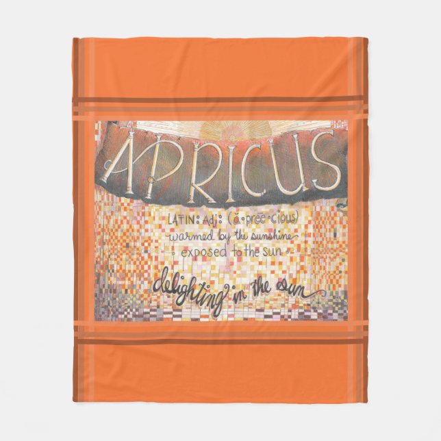 Apricus Fleecefilt (Framsidan)