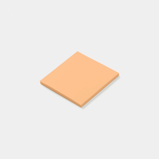 Aprikos (färg i fast form)  post-it block (Vinklad)