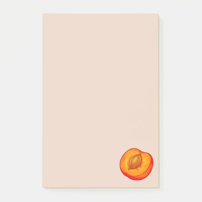 Aprikos - Fruktsamling - Post-it Block (Framsida)