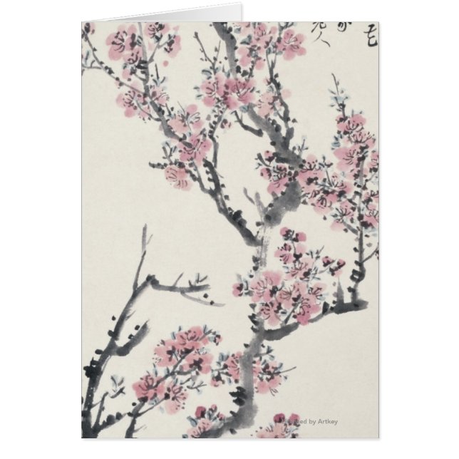 Aprikos Hälsningskort (Framsidan)