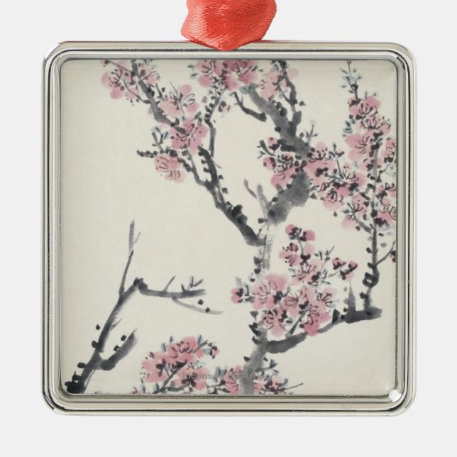 Aprikos Julgransprydnad Metall (Framsidan)