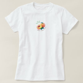Aprikos söt färsk frukt estetisk sommar t shirt